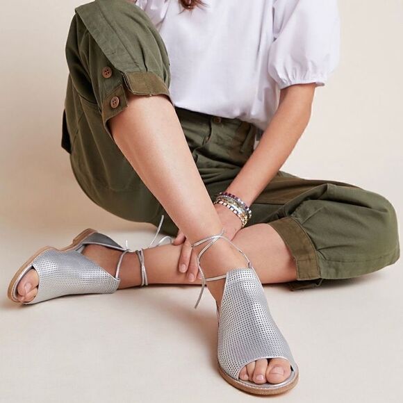 NWT Anthropologie Silent D Nuance Open-Toe Shooties - Picture 2 of 16